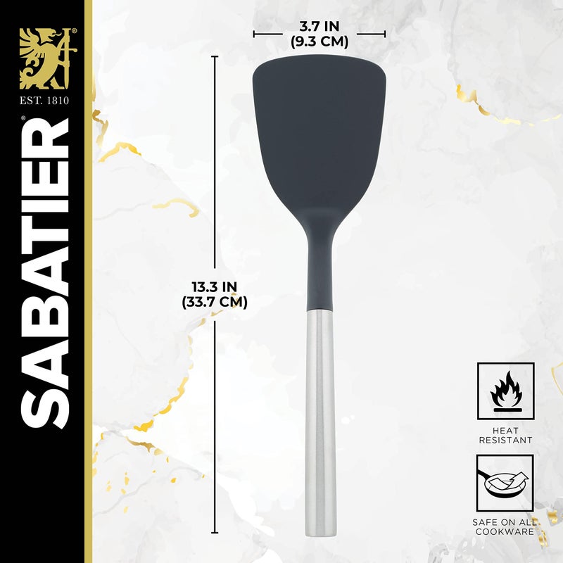 Sabatier Nylon Short Turner with Stainless Steel Handle  13.25 inches - Image 2